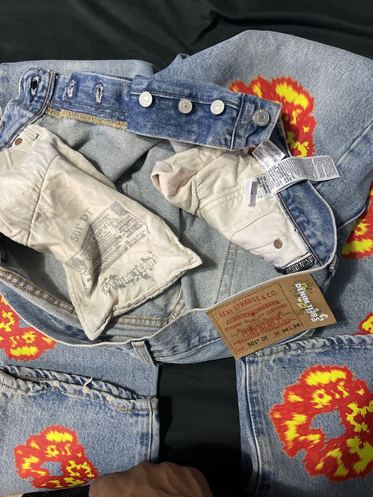 DENIM TEARS DENIM TEARS JEANS Size US 34 / EU 50 - 5 Thumbnail