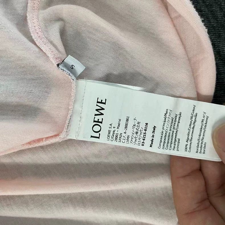 Loewe LOEWE Pink short-sleeved T-shirt Size S / US 4 / IT 40 - 3 Thumbnail