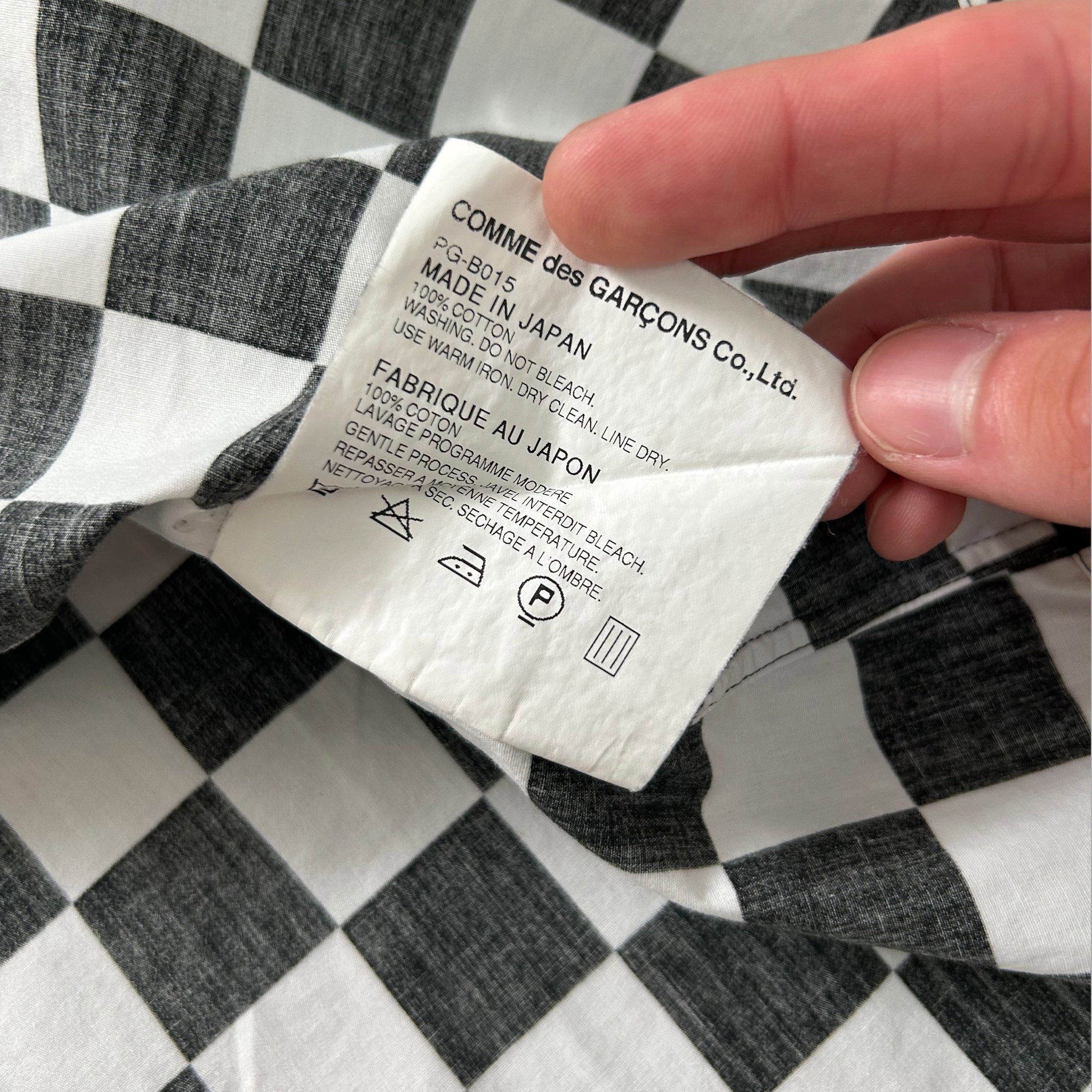 Comme des Garcons Comme Des Garçons Checkered Shirt Size US S / EU 44-46 / 1 - 6 Thumbnail