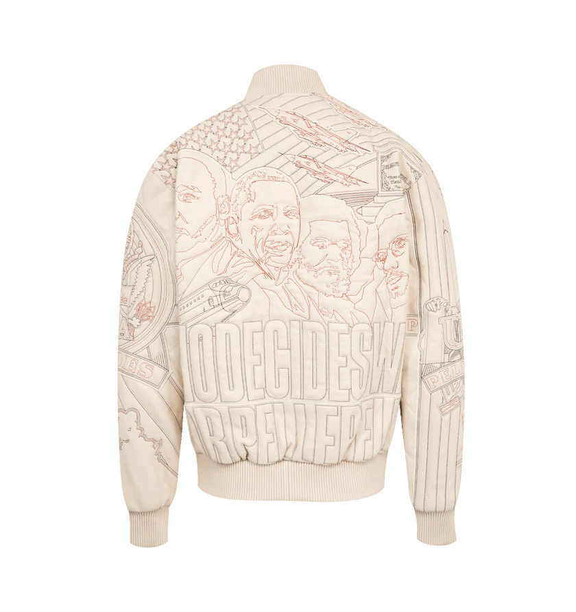 Who Decides War o1h1sh10525 Pelle Pelle Monument Jacket in Light Beige Size US XL / EU 56 / 4 - 2 Thumbnail