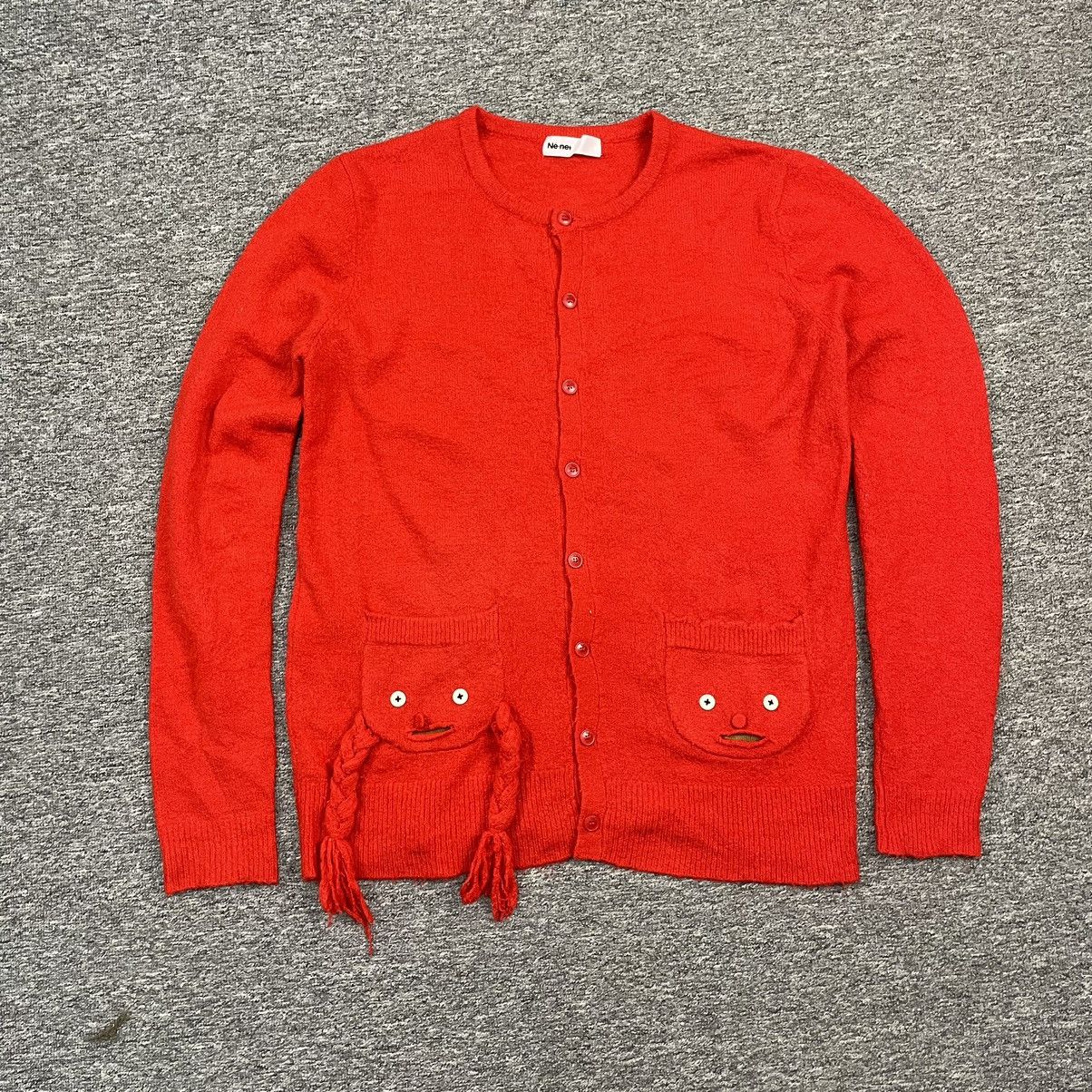 Issey Miyake × Ne-Net 🇯🇵 Ne-Net by Issey Miyake Women Cashmere Cardigan Sweater Size M / US 6-8 / IT 42-44 - 2 Thumbnail