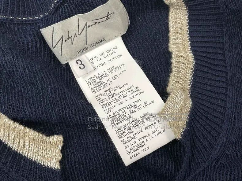 Yohji Yamamoto YOHJI YAMAMOTO Layered Knit Cardigan Size L / US 10 / IT 46 - 4 Thumbnail