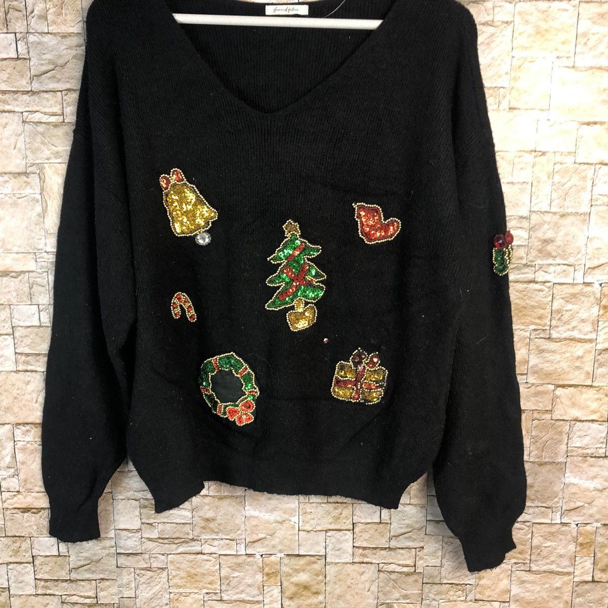 Homespun Knitwear Japanese Brand vintage Black Knitwear #A927 Size M / US 6-8 / IT 42-44 - 3 Thumbnail