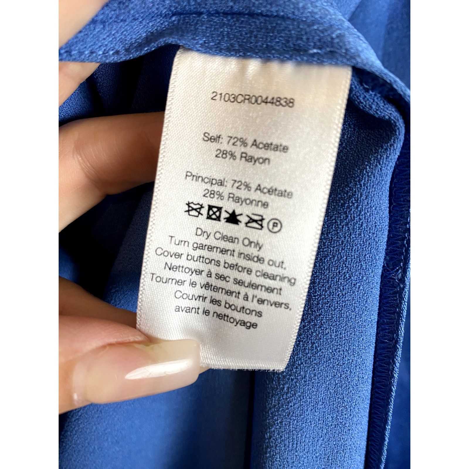 Veronica Beard Veronica Beard Rome Asymmetrical Midi Tunic Top French Blue Size M / US 6-8 / IT 42-44 - 5 Thumbnail