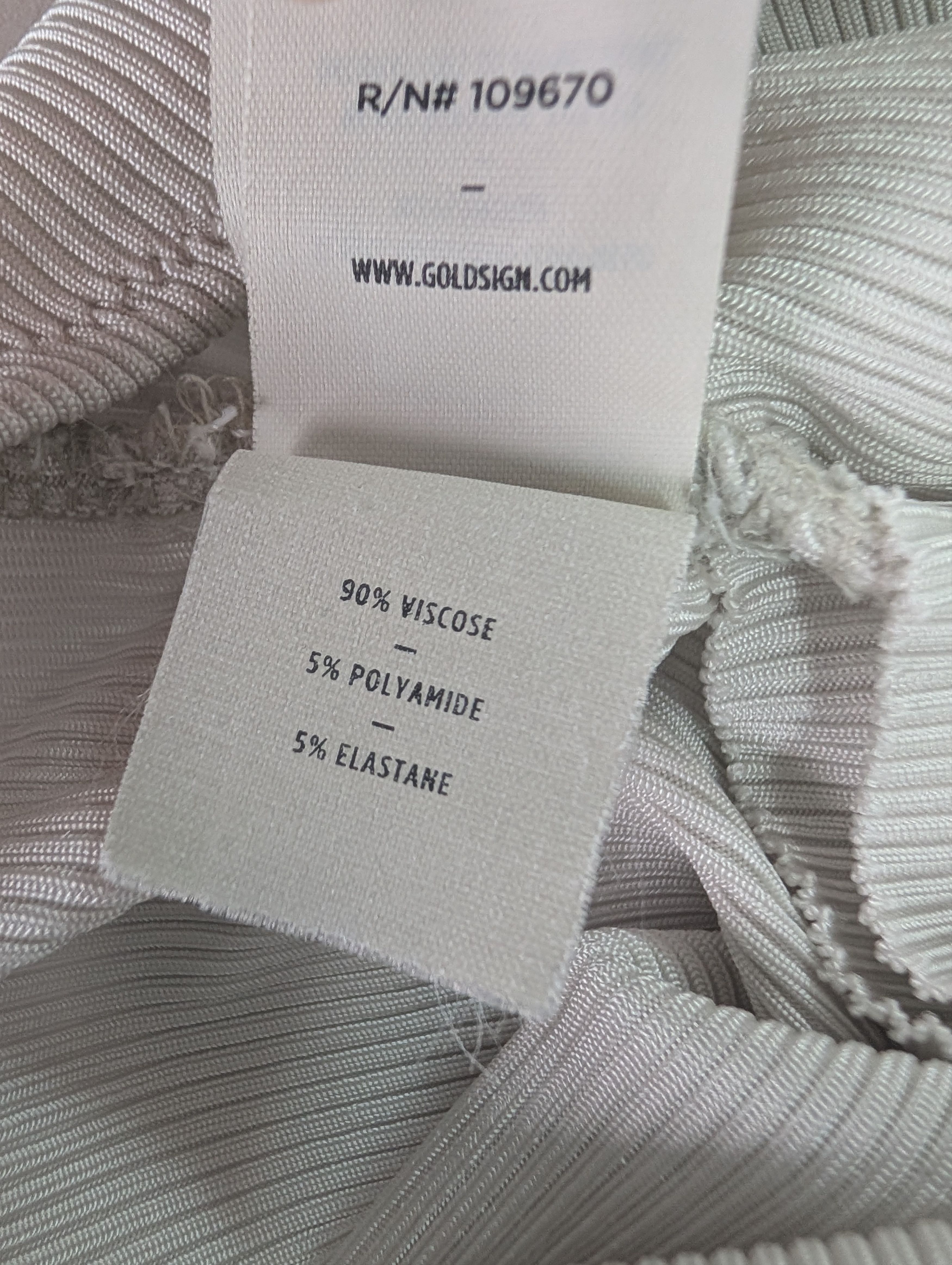 GOLDSIGN Goldsign Beige V-Neck Body Suit Size XS / US 0-2 / IT 36-38 - 8 Thumbnail