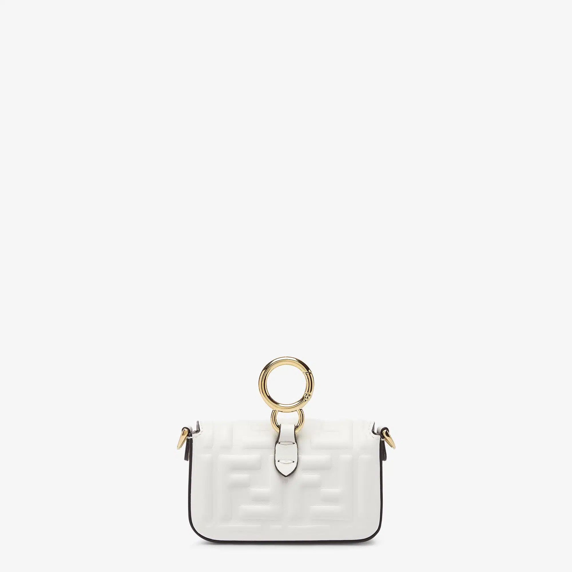 Fendi o1s1wg110426 Size: OS / Nano Baguette Charm White Size ONE SIZE - 3 Thumbnail