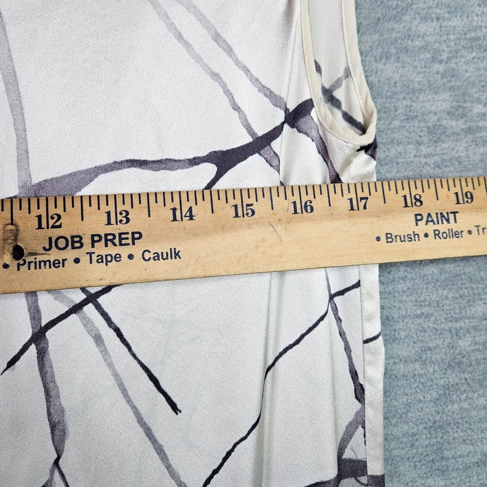 Vince Vince Silk Dress Abstract Branch Print Ombre Sleeveless Min imalist M Multicolor Solid Pattern Women A-Line Dress Sleeveless Size M / US 6-8 / IT 42-44 - 6 Thumbnail