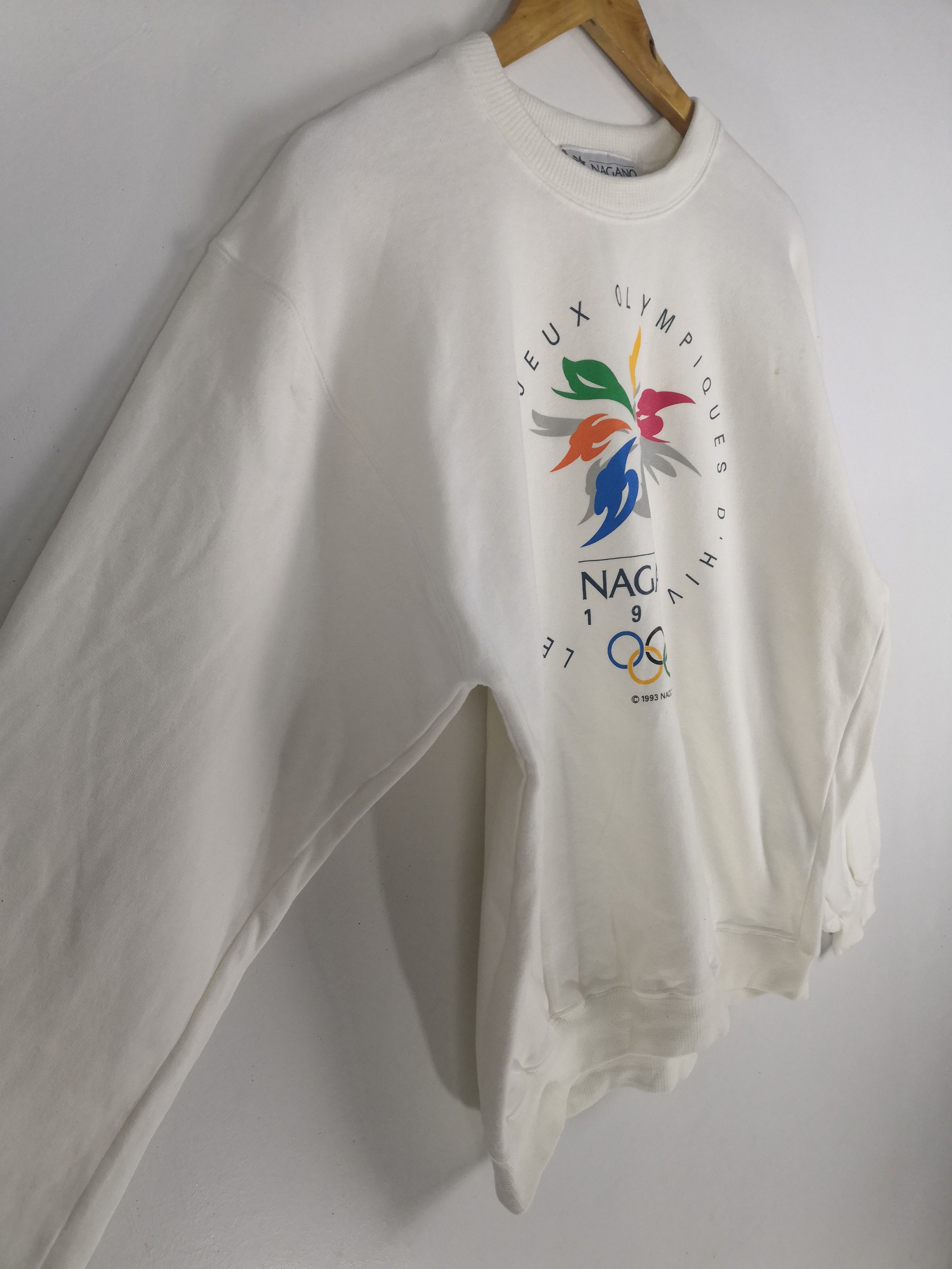 USA Olympics Vintage 90s Winter Olympics Nagano 1998 Sweatshirt Size US M / EU 48-50 / 2 - 4 Thumbnail