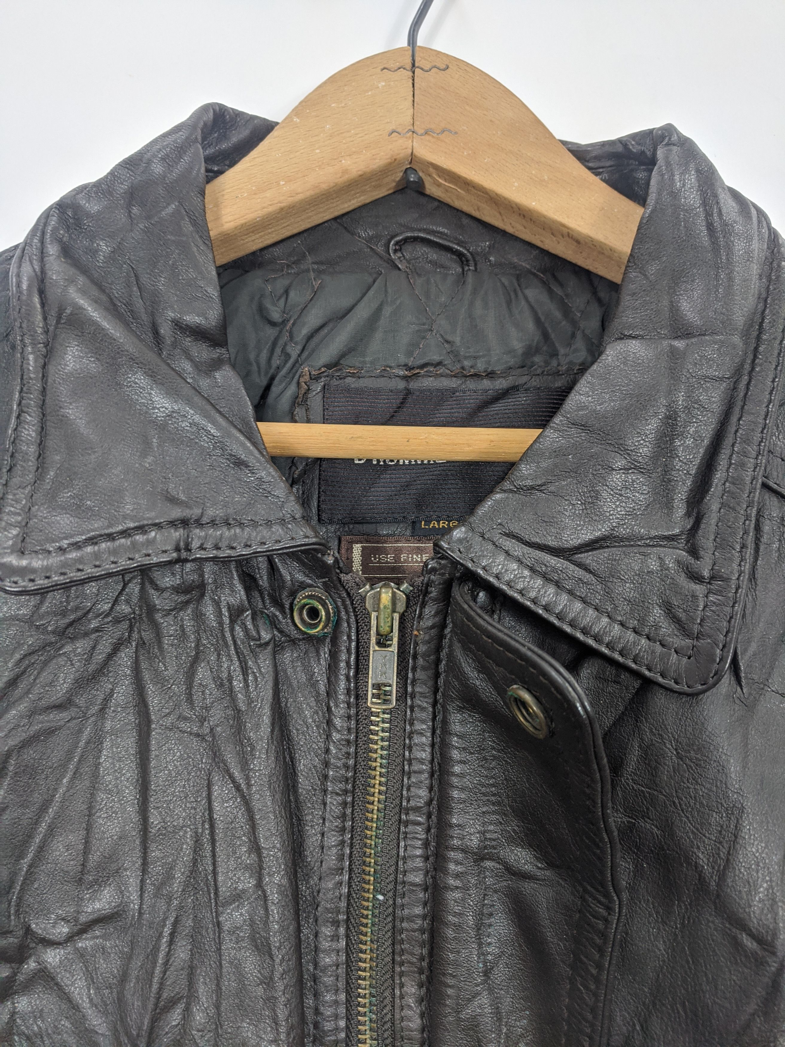 Japanese Brand D’Homme A Homme Leather Jacket Heavy J0344 Size US L / EU 52-54 / 3 - 10 Thumbnail