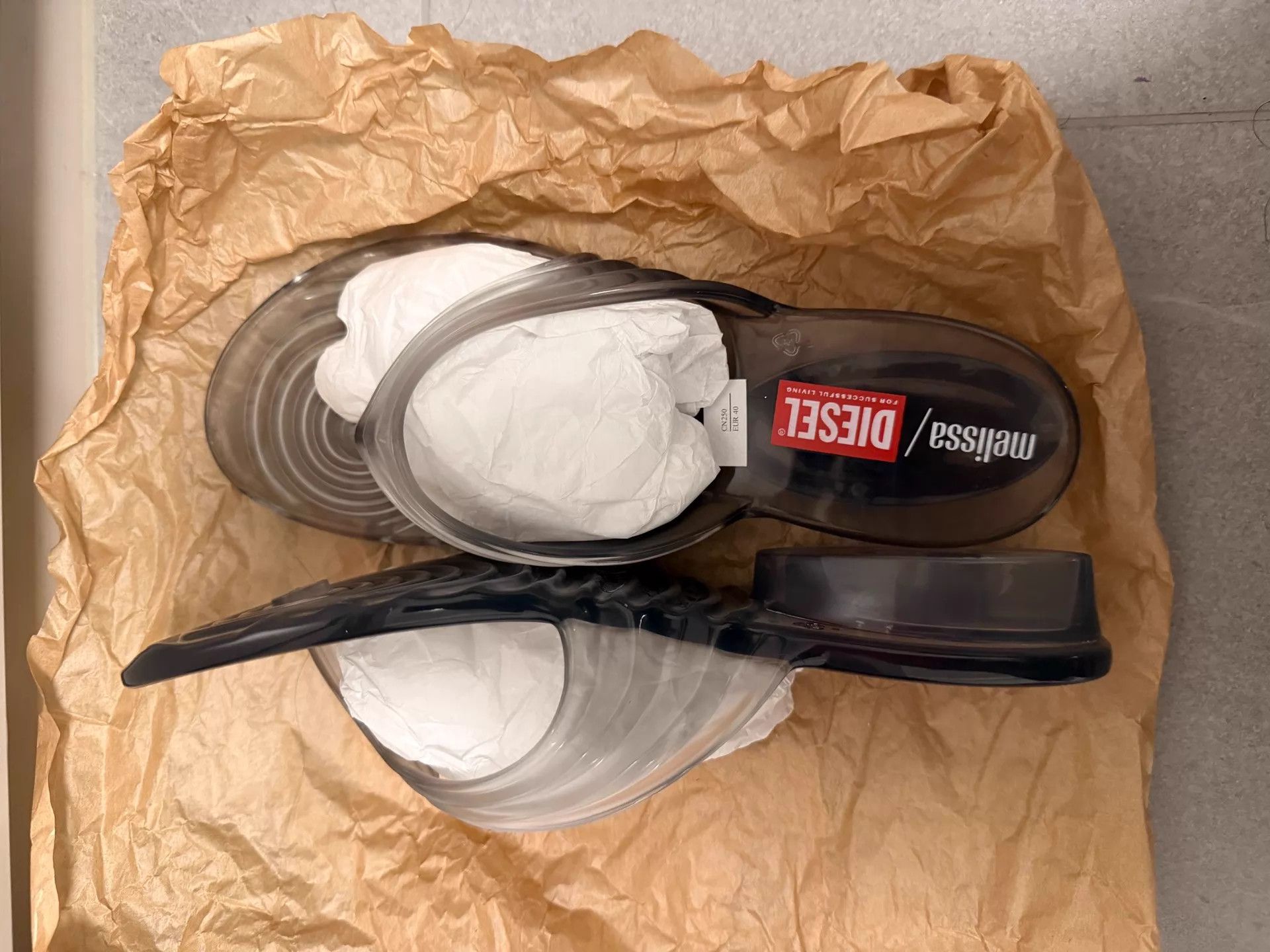 Melissa Melissa×Diesel Jelly Flip-Flop Sandal Women's 40 New Size US 9.5 / IT 39.5 - 6 Thumbnail