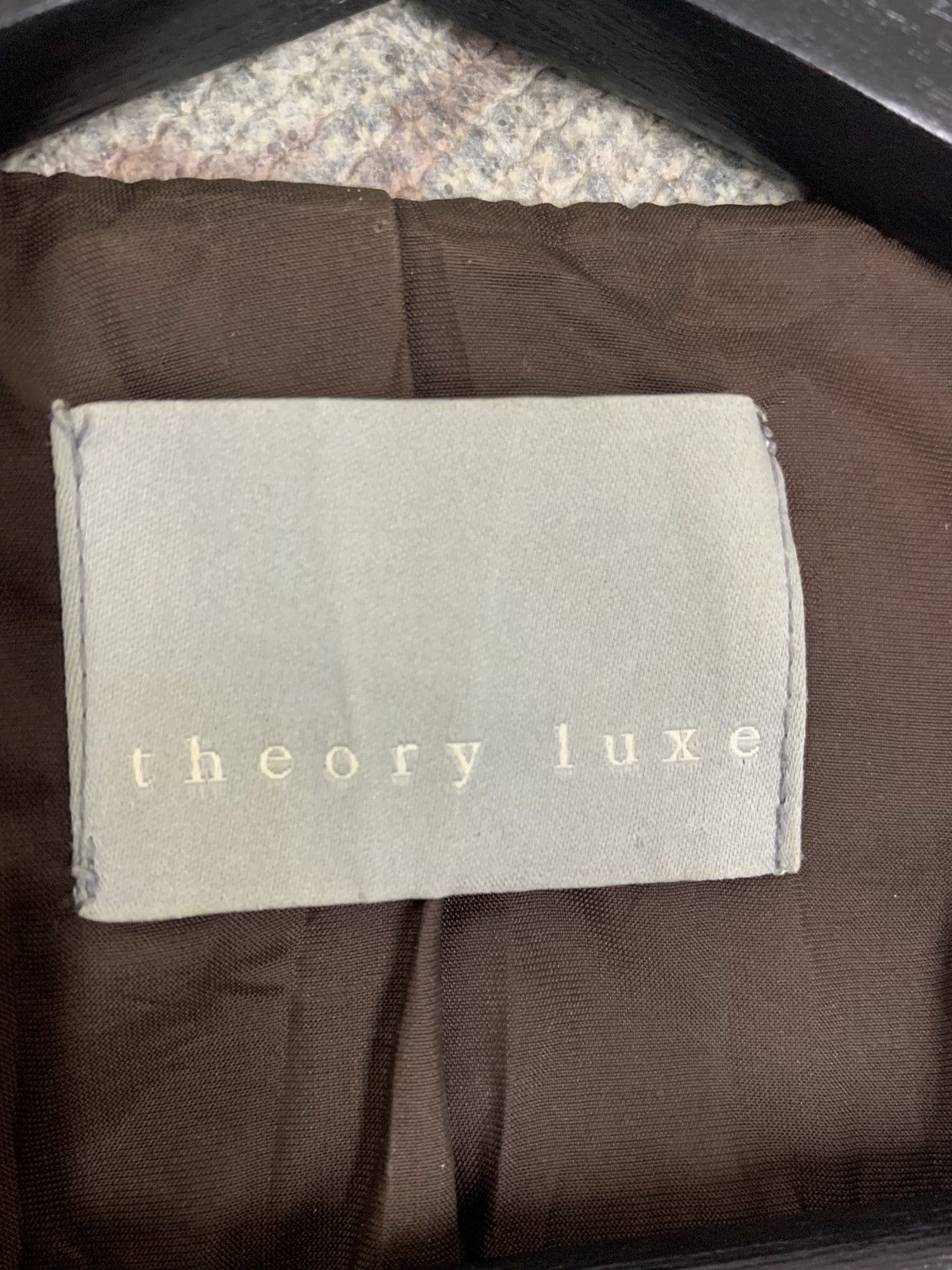 Japanese Brand × Theory Theory Luxe Python Leather Coat Size US XS / EU 42 / 0 - 7 Thumbnail