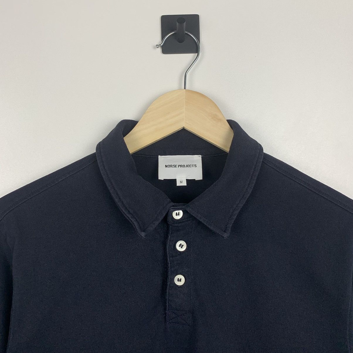 Norse Projects Norse Project Button Ups Sweatshirt Size M Navy Blue Size US M / EU 48-50 / 2 - 6 Thumbnail