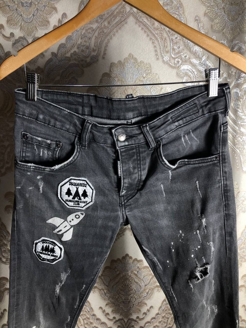 Dsquared2 × Vintage VERY RARE DSQUARED2 DENIM JEANS ITALIAN DESIGNER LUXURY Y2K Size US 31 - 2 Thumbnail