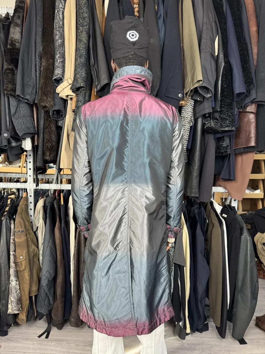 Issey Miyake 2000s Issey Miyake Gradient Multicolor Long Japanese Trench Coat Size US S / EU 44-46 / 1 - 4 Thumbnail
