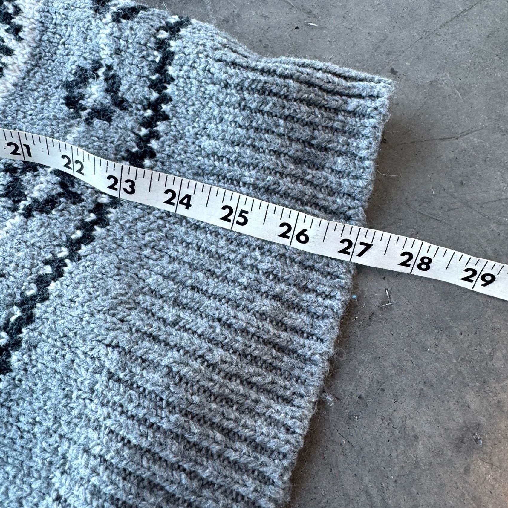 Vintage VINTAGE American Eagle Outfitters Fair Isle Nordic Knit Cozy Sweater Small Gray Womens Size S / US 4 / IT 40 - 5 Thumbnail