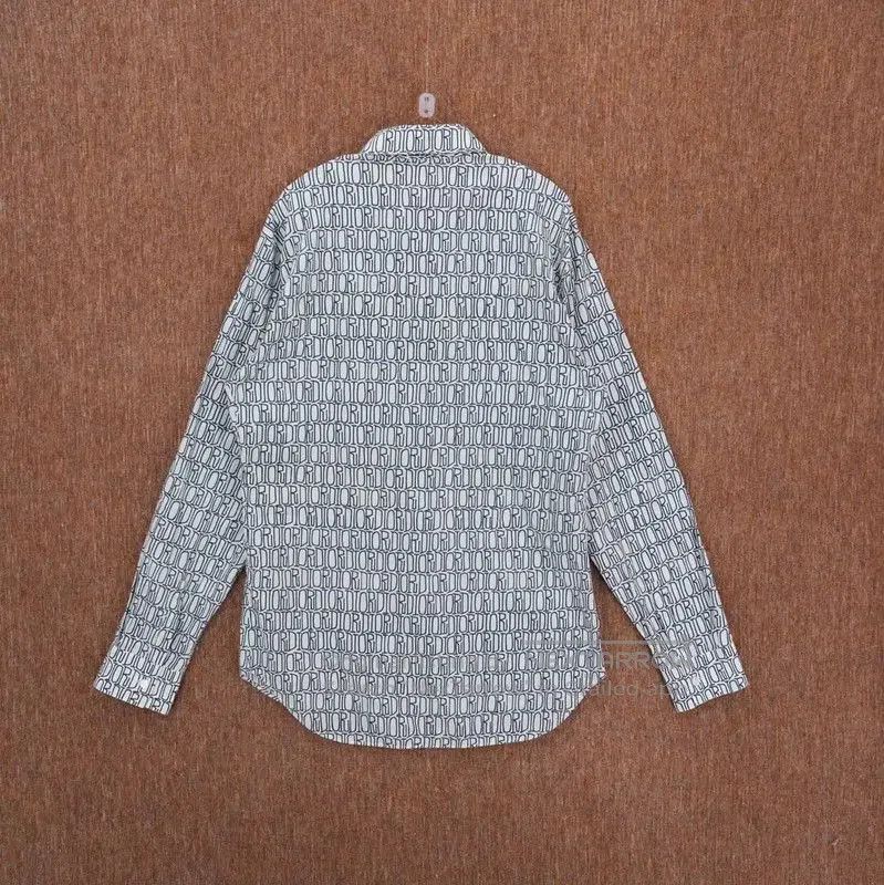Dior Dior Men's Long Sleeve Shirt with Letter Pattern . Size US S / EU 44-46 / 1 - 2 Thumbnail