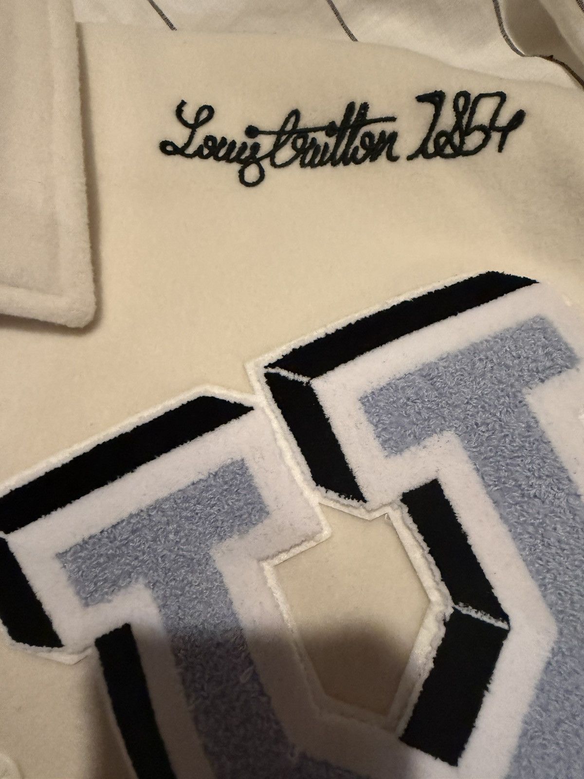 Louis Vuitton Louis Vuitton "Multi-Patches" Varsity Leather Jacket Size US M / EU 48-50 / 2 - 7 Thumbnail