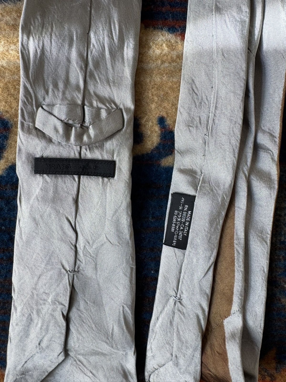 Prada Prada Silk Tie Size ONE SIZE - 2 Thumbnail