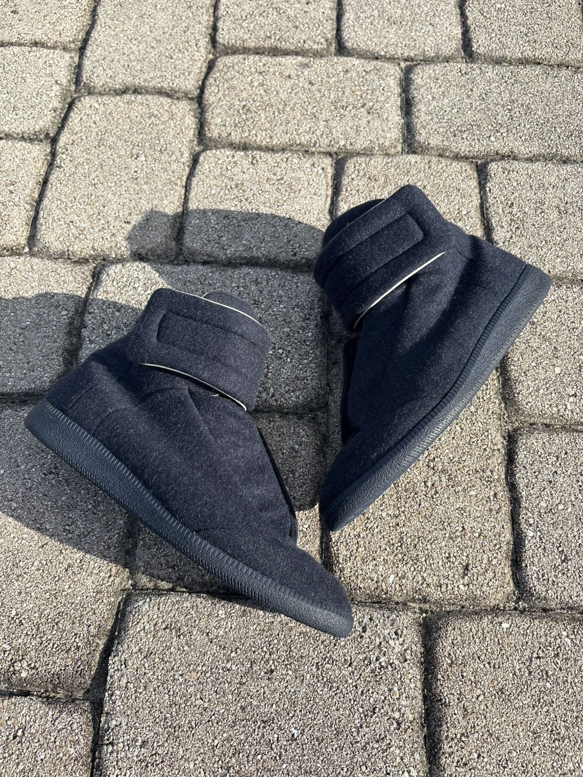 Maison Margiela Maison Margiela Future High ‘Navy Blue Wool’ Size US 11 / EU 44 - 1 Thumbnail