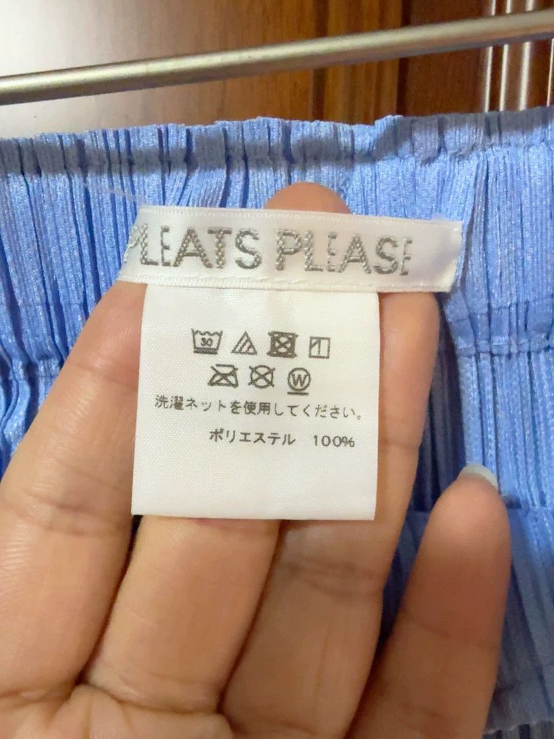 Issey Miyake issey miyake size:4 Light blue pleated pants 2506-Nextarro Size 42" / US 20 - 3 Thumbnail