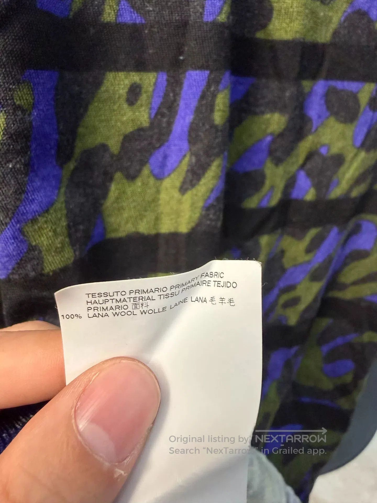 Dsquared2 Dsquared2 Camouflage Wool Long. Size US S / EU 44-46 / 1 - 9 Thumbnail