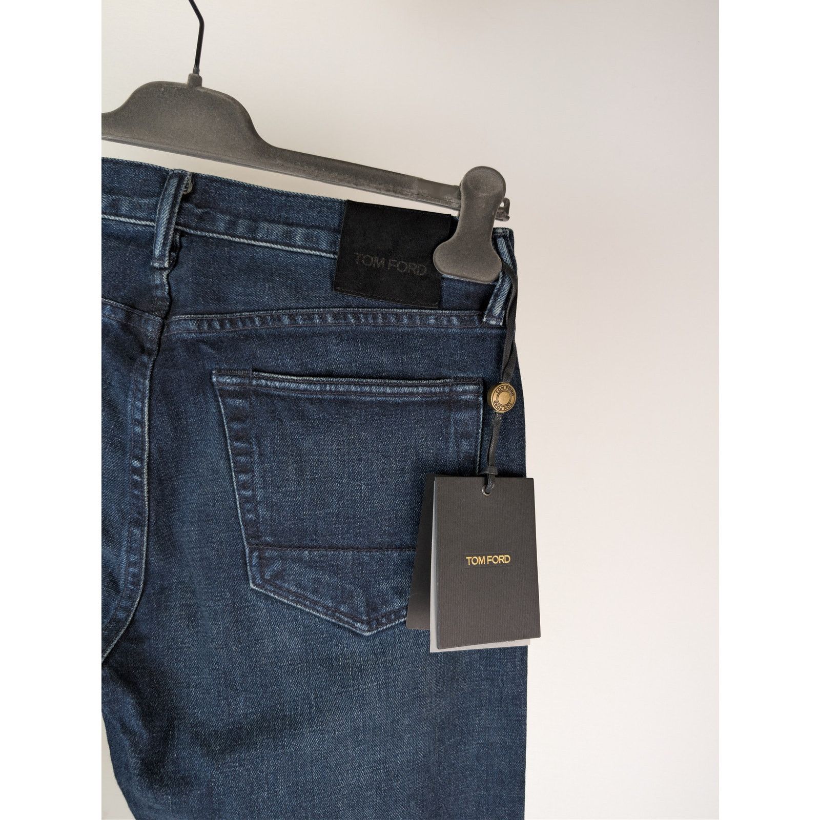 Tom Ford o1rshd1 Slim Fit Denim Jeans in Navy Blue 38 Size US 38 / EU 54 - 14 Thumbnail