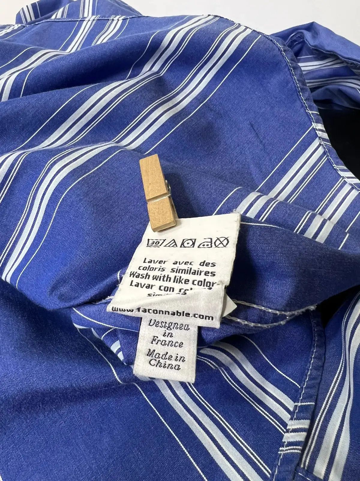 Designer × Faconnable Faconnable men’s long sleeve shirt Size US XL / EU 56 / 4 - 5 Thumbnail