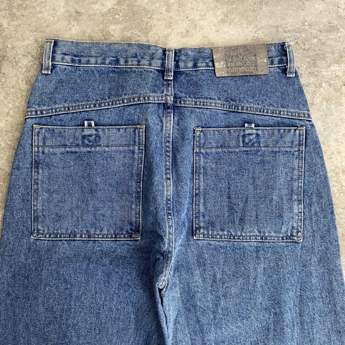 Marithe + Francois Girbaud 2000’s MFG Stonewashed Blue Baggy Denim Wide Vintage Jeans Size US 32 / EU 48 - 13 Thumbnail