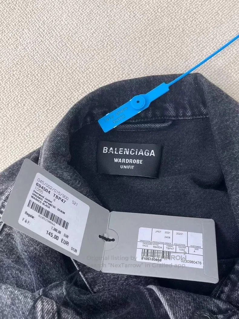 Balenciaga Balenciaga Heavy Metal SS22 Denim Jacket. Size US S / EU 44-46 / 1 - 5 Thumbnail