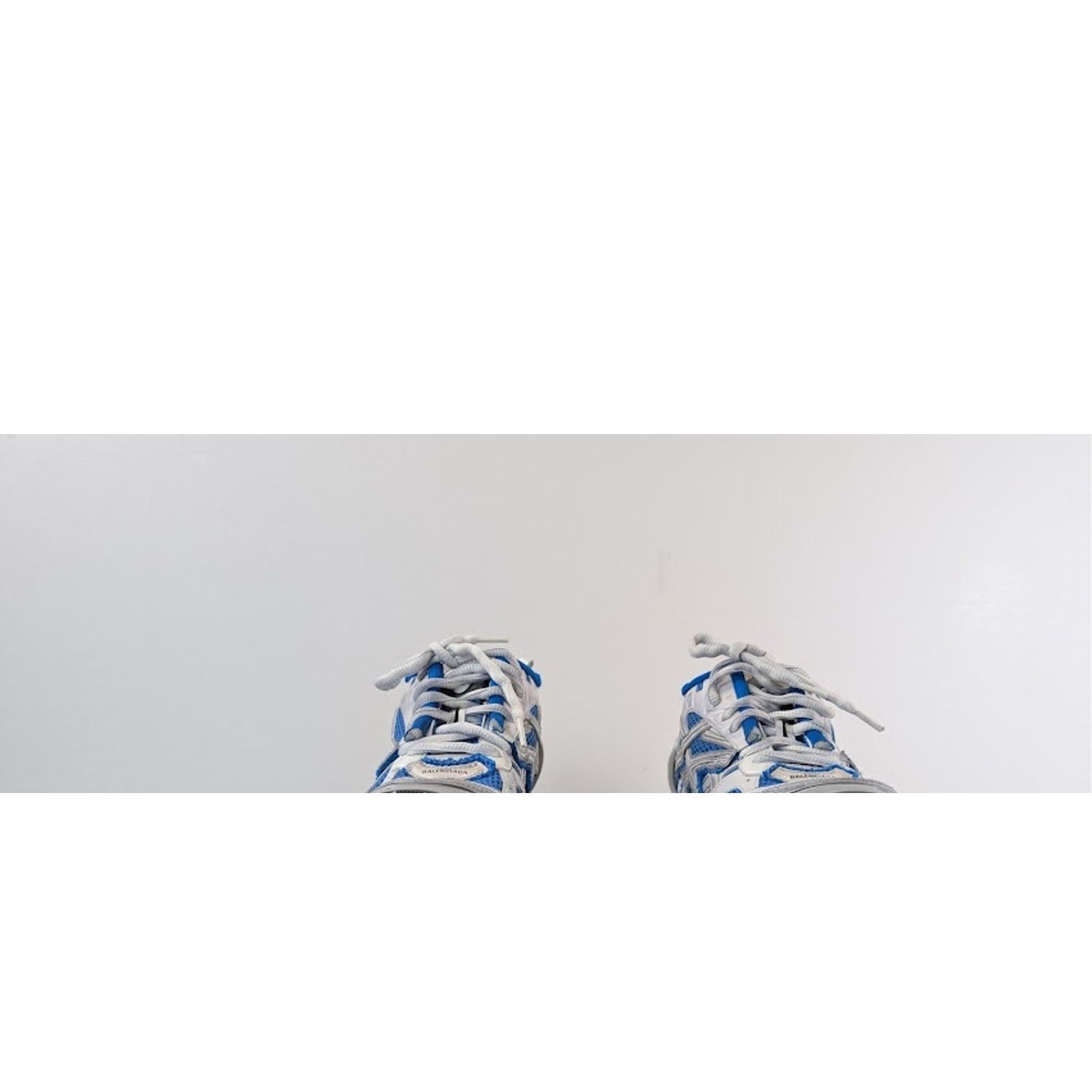 Balenciaga o1rshd1 Runner Sneaker in Grey / Blue / Black Size US 14 / EU 47 - 19 Thumbnail