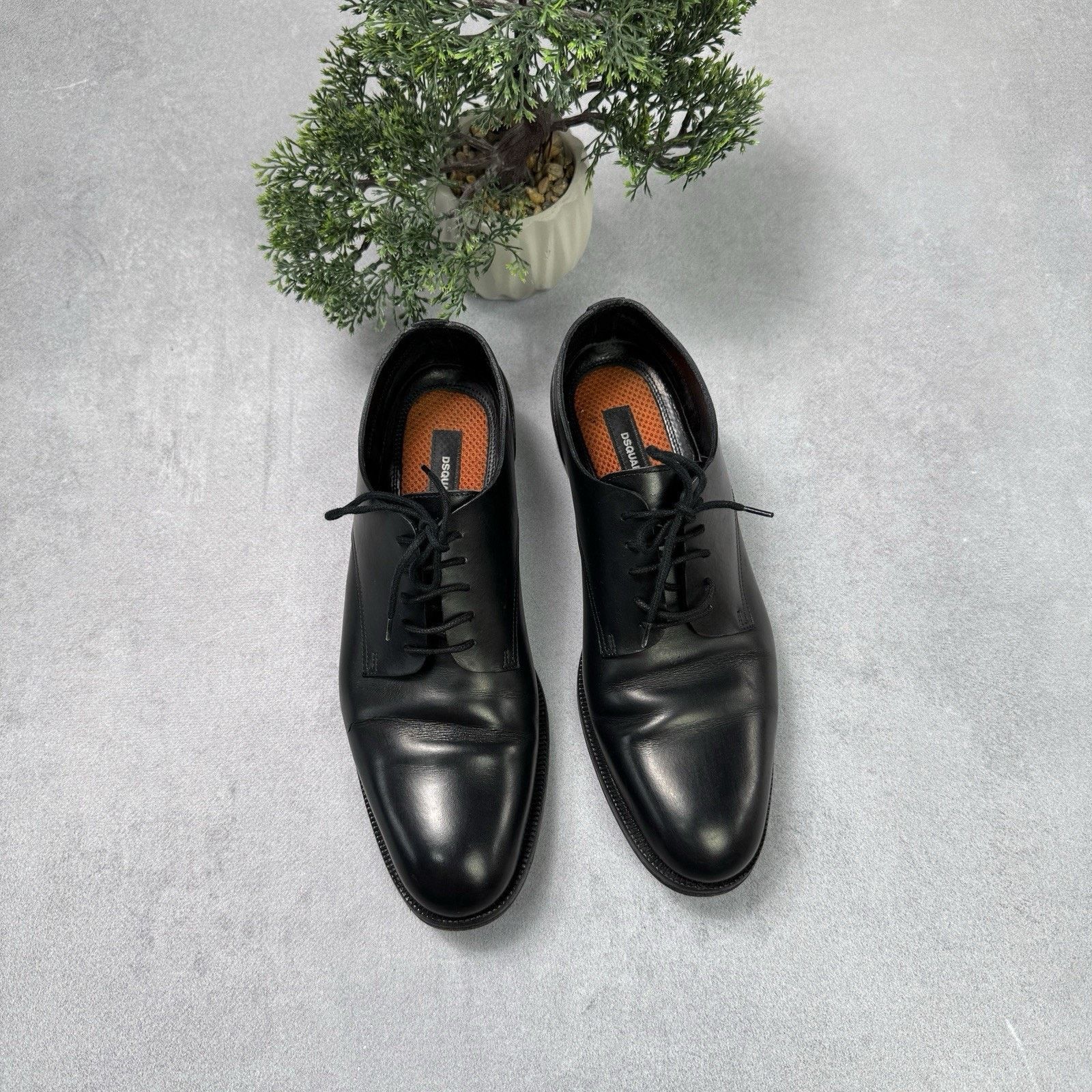 Dsquared2 Dsquared2 Men Derby Oxford Shoes Size EU 39 US 6 Black Size US 6 / EU 39 - 23 Thumbnail
