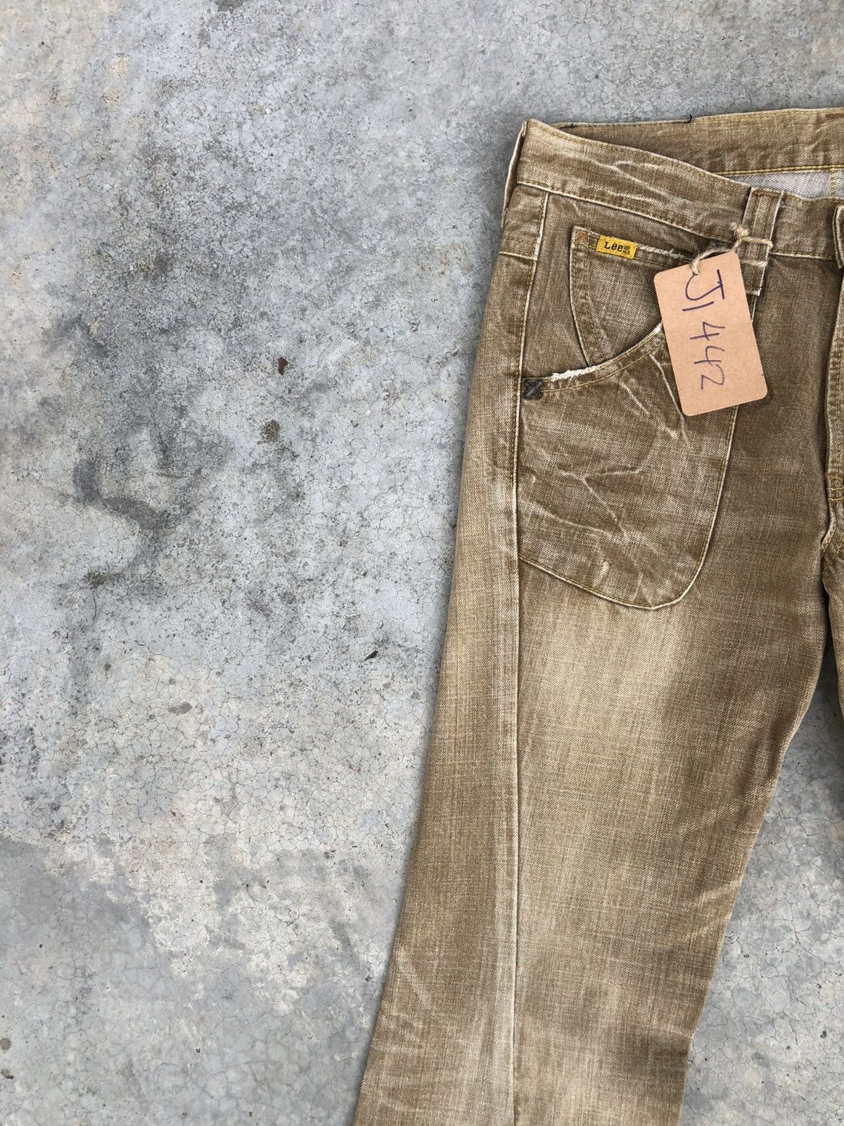 If Six Was Nine Japanese Lee Flared Jeans distressed Jeans Size US 30 / EU 46 - 4 Thumbnail