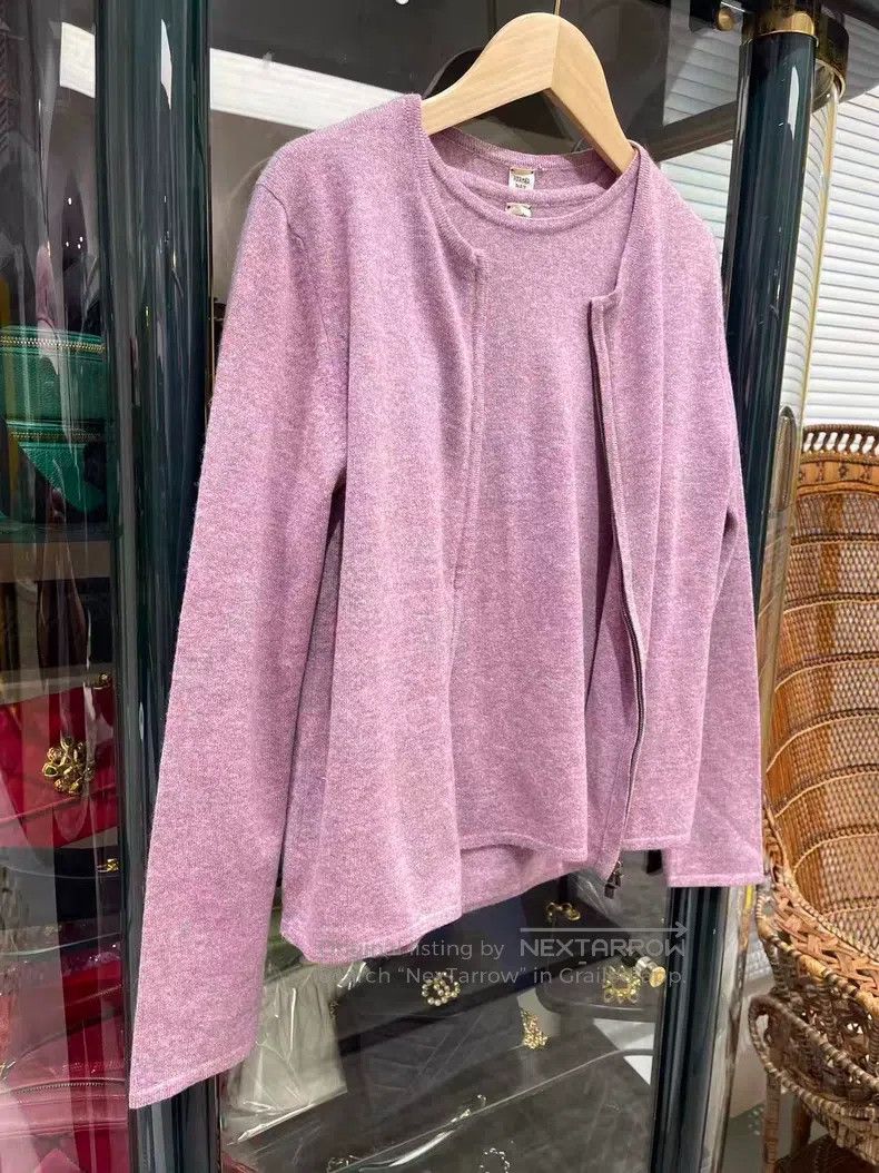 Hermes Hermes Cashmere cardigan set Size M / US 6-8 / IT 42-44 - 2 Thumbnail