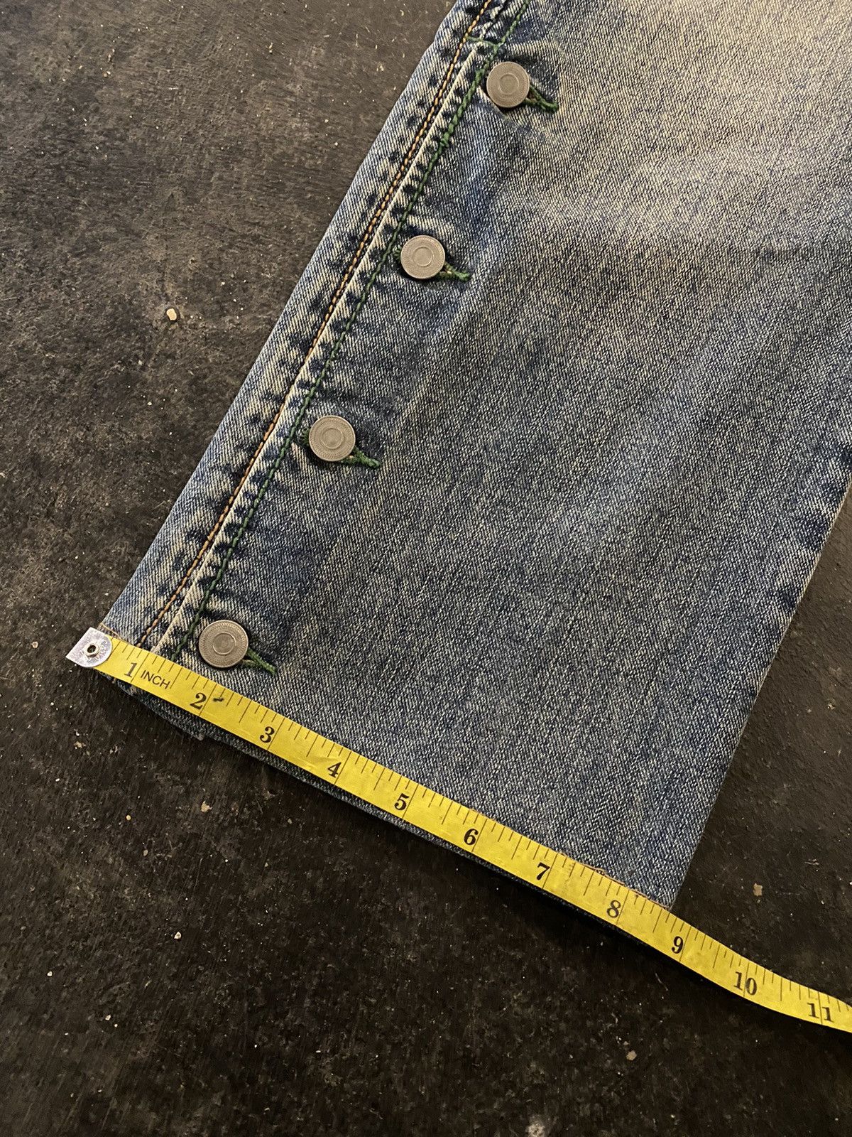 Beauty Beast Y2k Morgan Homme Button Flare Style Jeans Size US 34 / EU 50 - 13 Thumbnail