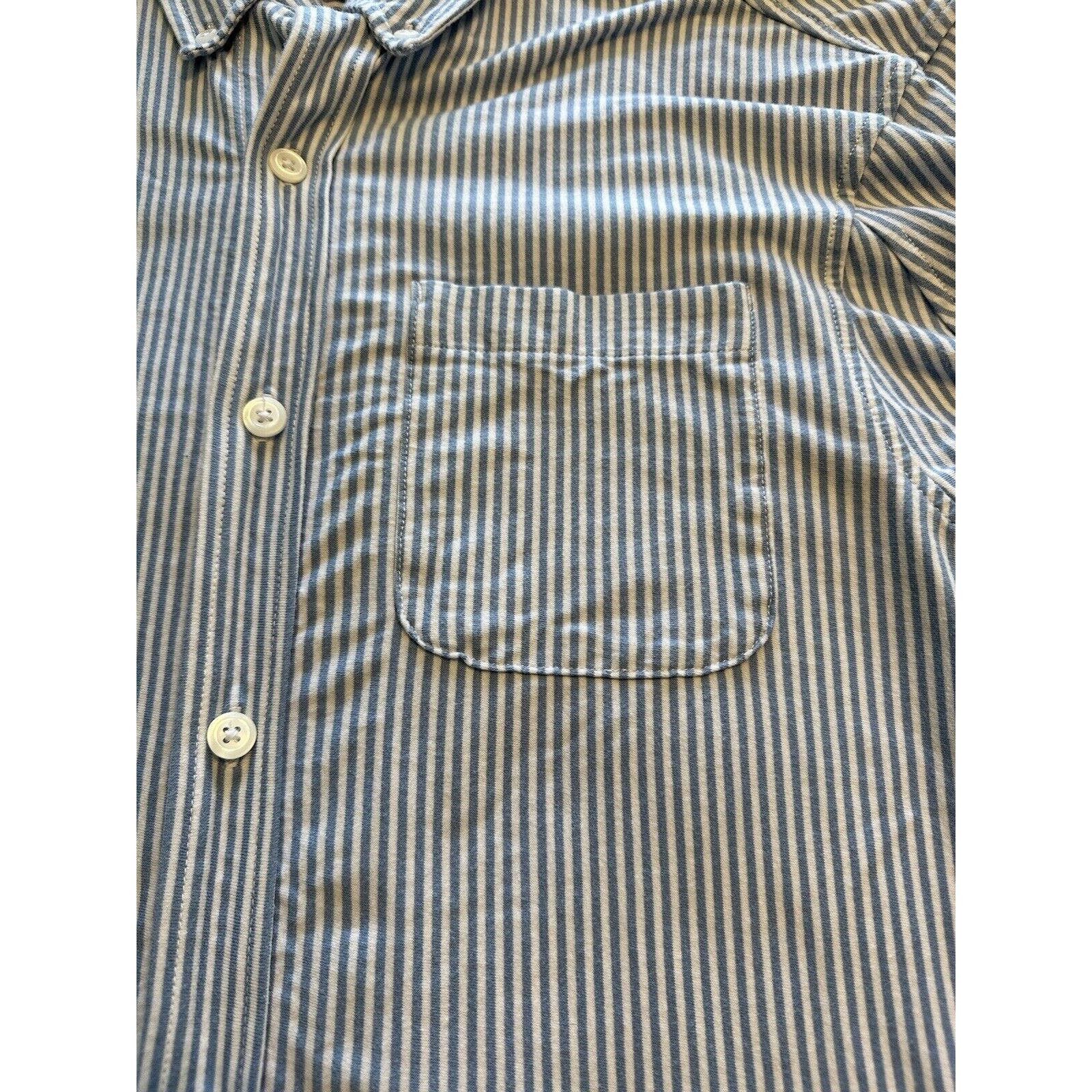 Duluth Trading Company Duluth Trading Button Flannel Shirt Blue/white Stripe Small Size US S / EU 44-46 / 1 - 3 Thumbnail