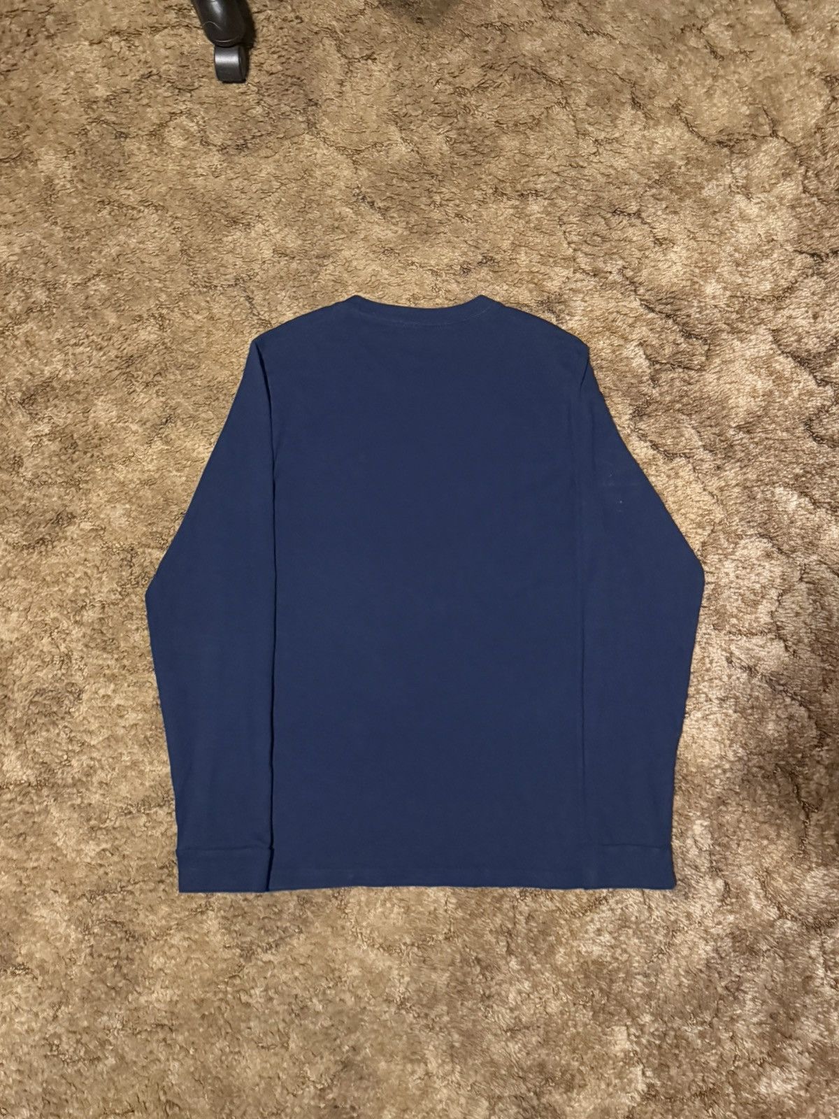 Adidas Adidas Portland Logo T-Shirt Longsleeve Tee Navy Blue Medium Size US M / EU 48-50 / 2 - 6 Thumbnail