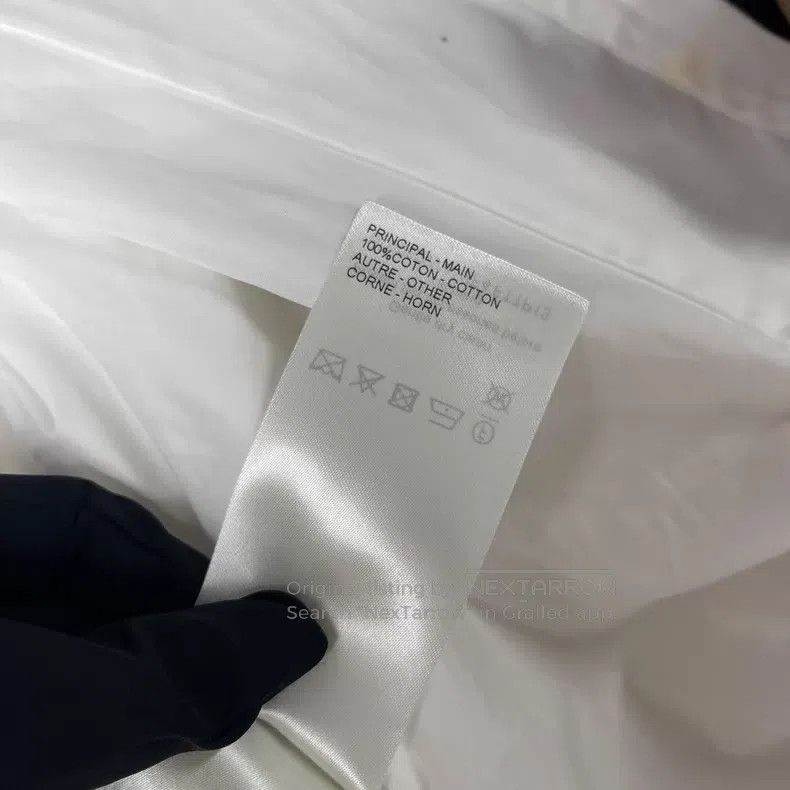 Louis Vuitton Louis Vuitton White Shirt Size XXS / US 00 / IT 34 - 6 Thumbnail