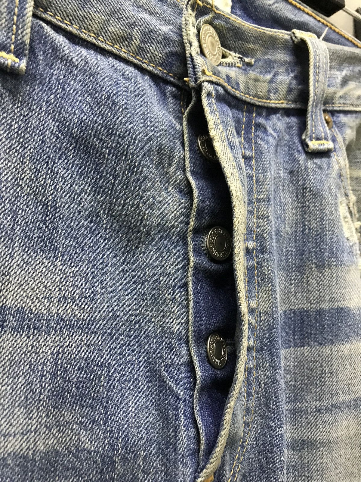 Levi's × Levi's Vintage Clothing × Vintage Vintage Levis 501 Distressed Patched Denim Pants Size US 32 / EU 48 - 6 Thumbnail
