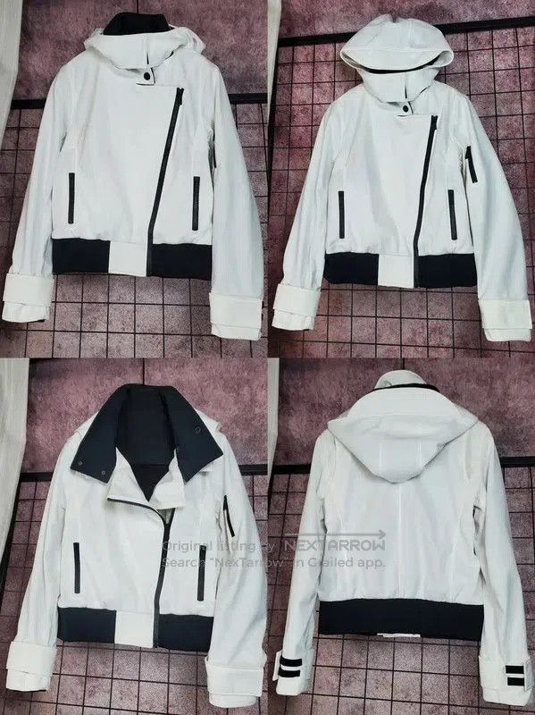 Burberry Burberry Men's White Spring Autumn Hooded Jacket. Size US M / EU 48-50 / 2 - 1 Thumbnail