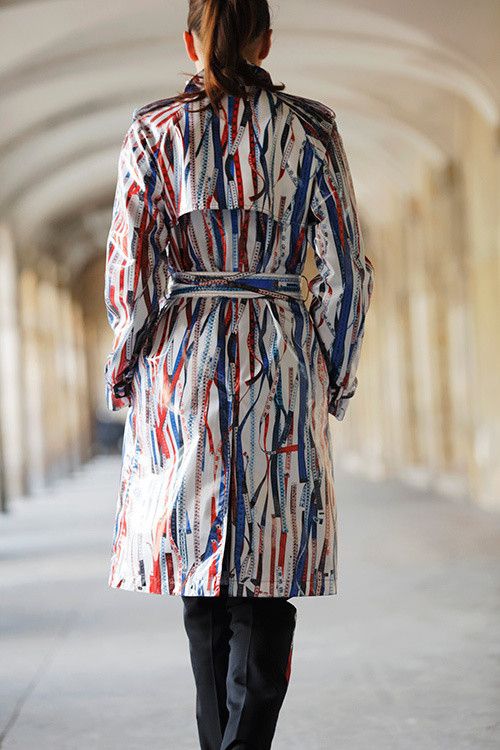 Jean Paul Gaultier RARE🔥FW2015 GAULTIER SEPT PREMIERES RULER TAPE TRENCH COAT Size M / US 6-8 / IT 42-44 - 2 Thumbnail