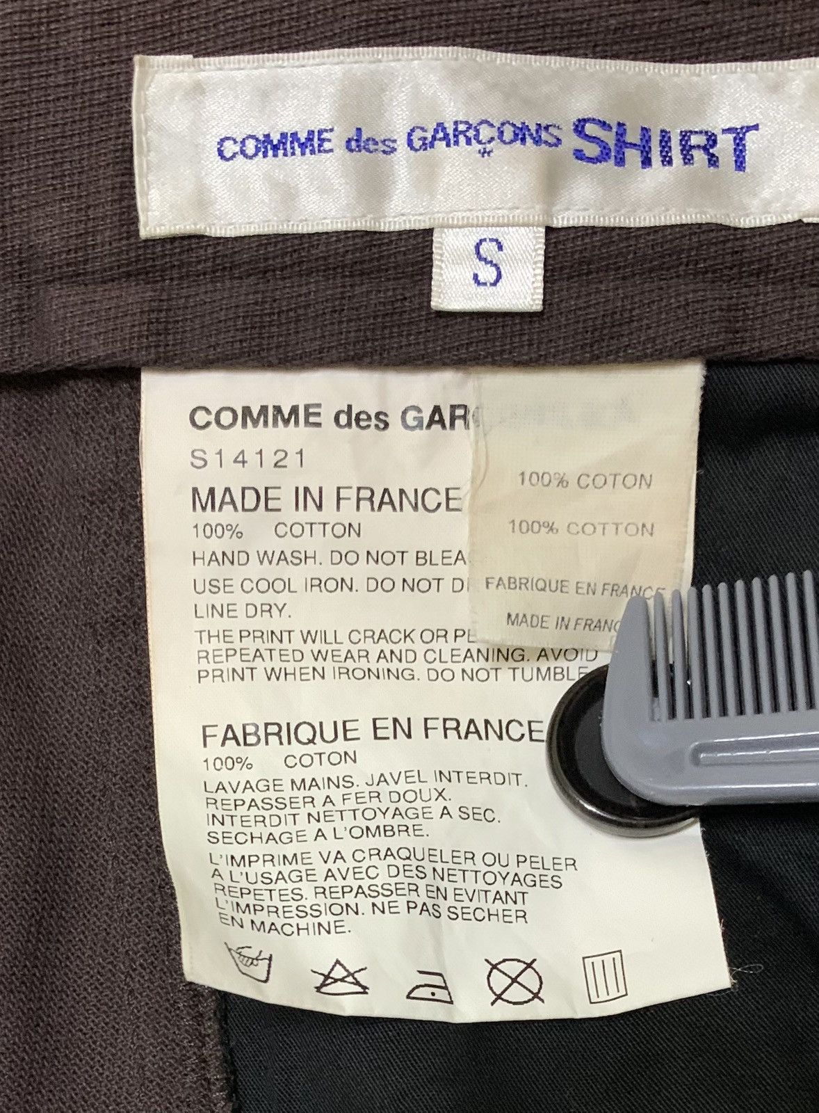Comme des Garcons Homme × Comme des Garcons SHIRT × Rei Kawakubo CDG painting Logo Utility Trouser Size US 30 / EU 46 - 7 Thumbnail