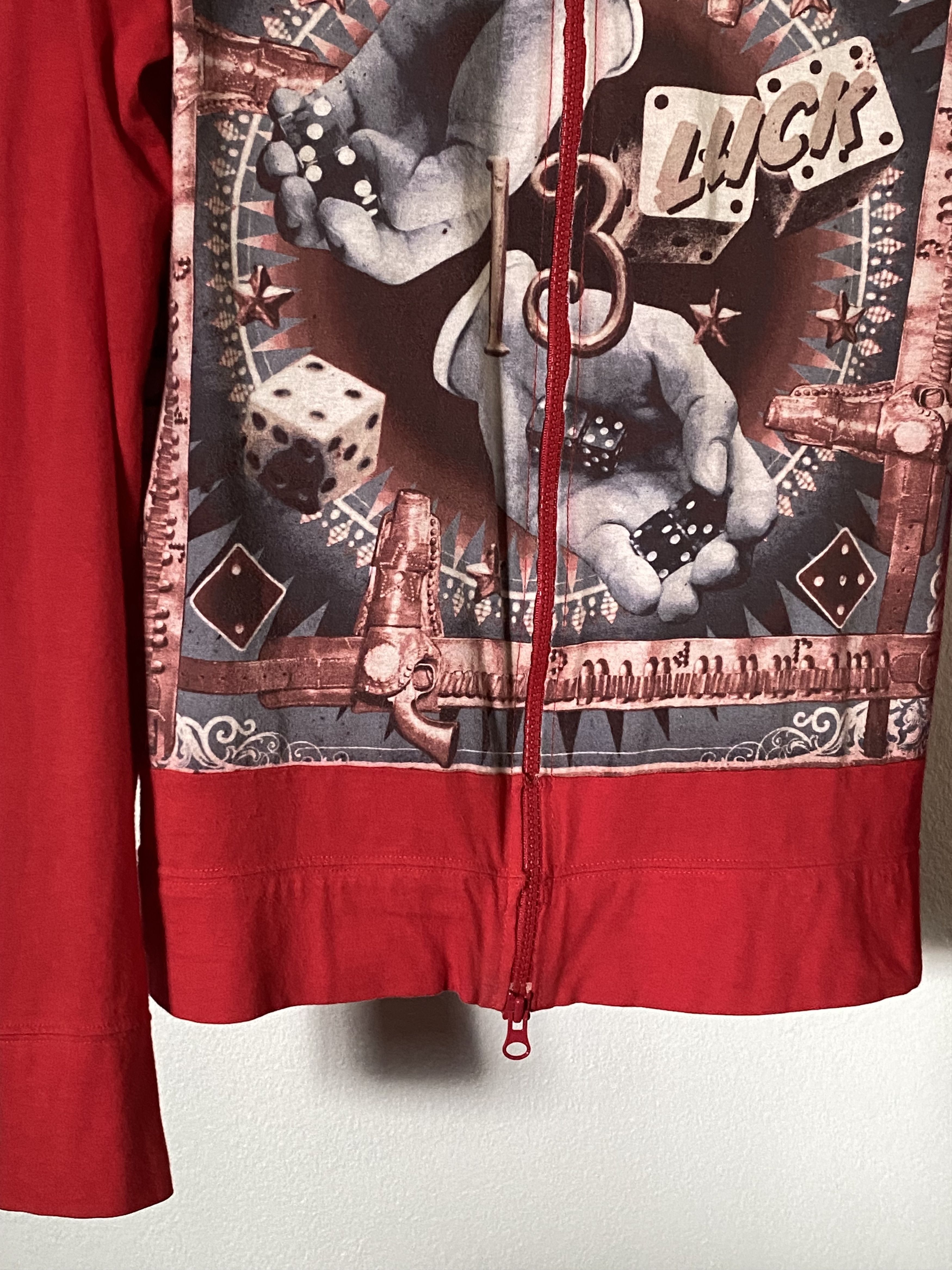'JPG' by Jean Paul Gaultier 13 Hoodie RED, view 2