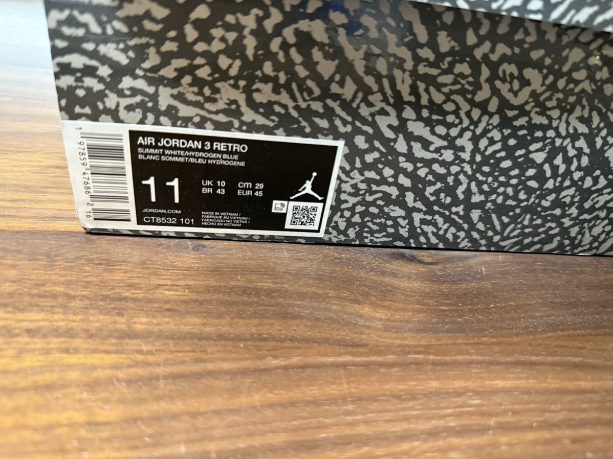 Jordan Brand × Nike Nike Air Jordan Retro 3 “Lucky Shorts” CT8532 101 Size 11 Size US 11 / EU 44 - 11 Thumbnail