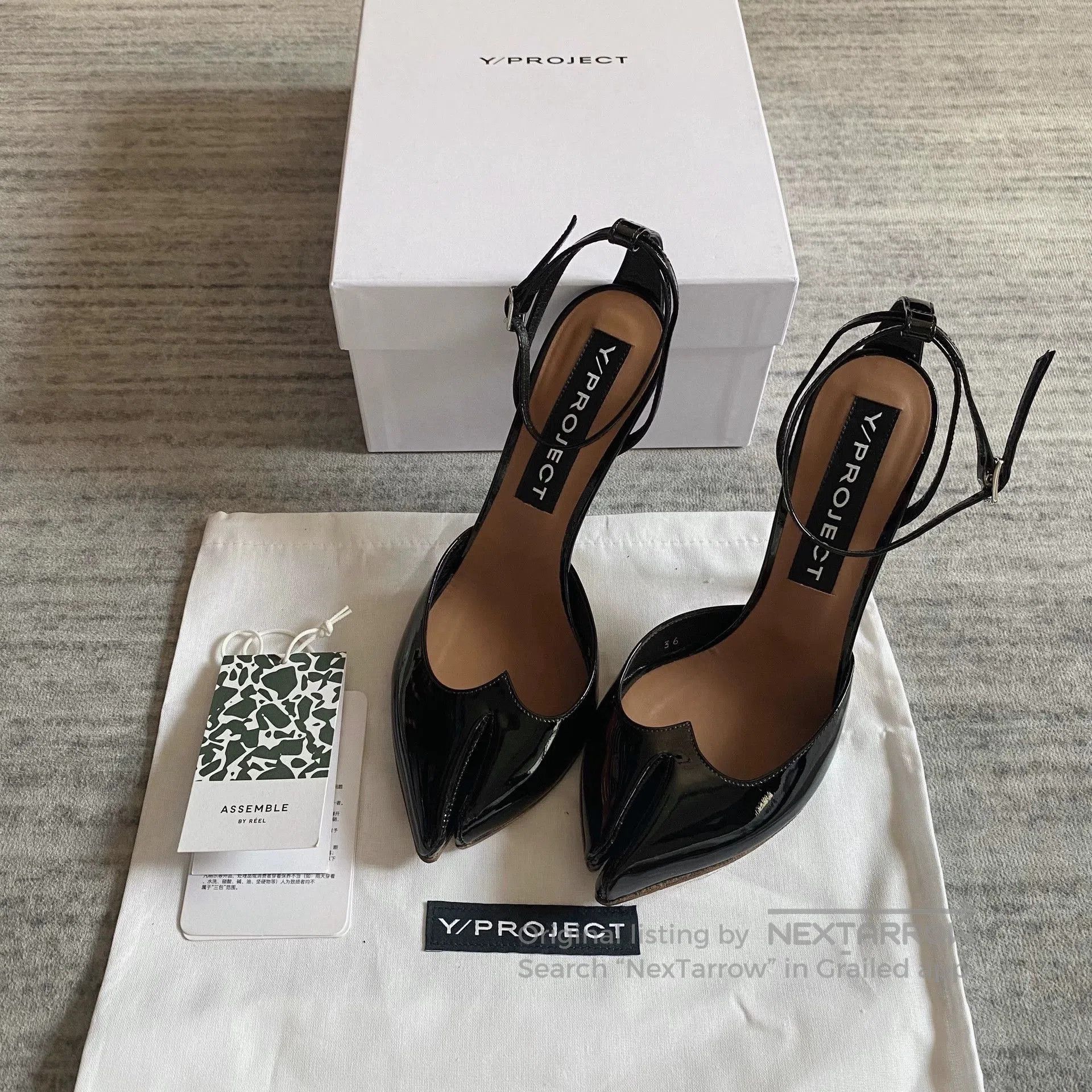 Y/Project Y/Project Heart Shape Strap High Heels. Size US 6 / IT 36 - 1 Thumbnail