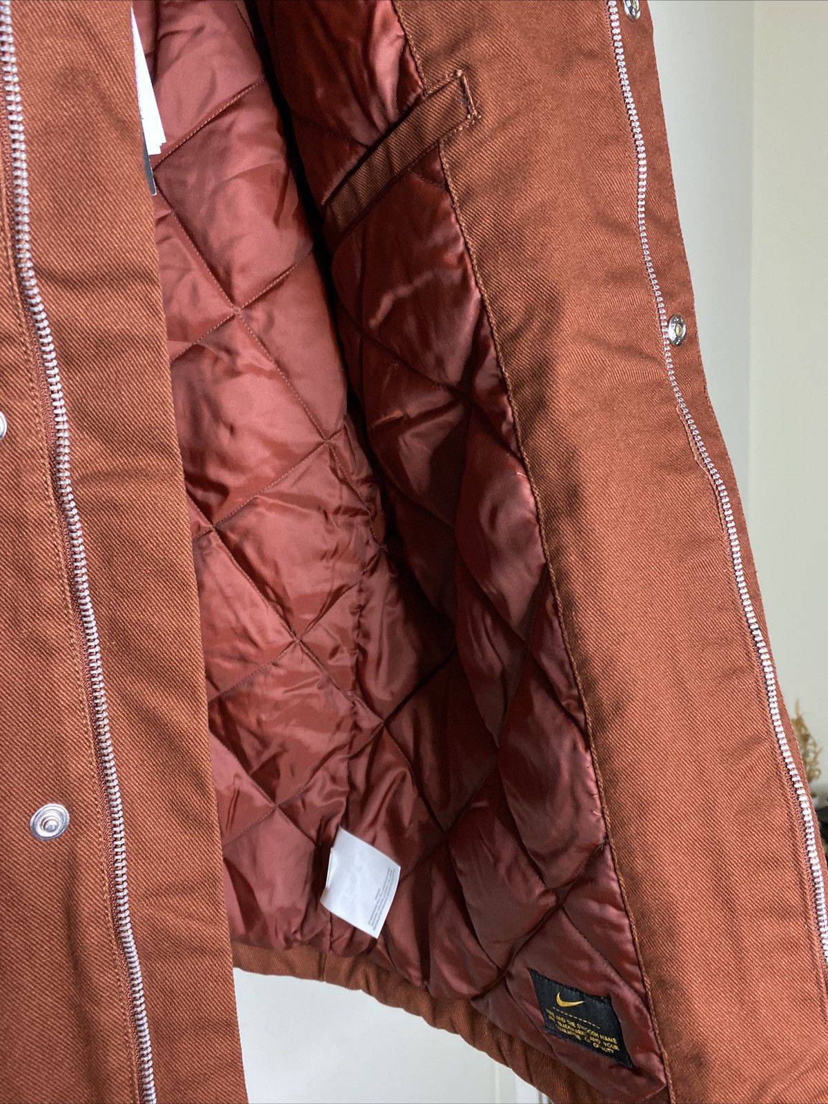 Nike Nike Life Quilted Insulated Work Jacket Brown L DQ4938-217 Size US L / EU 52-54 / 3 - 5 Thumbnail