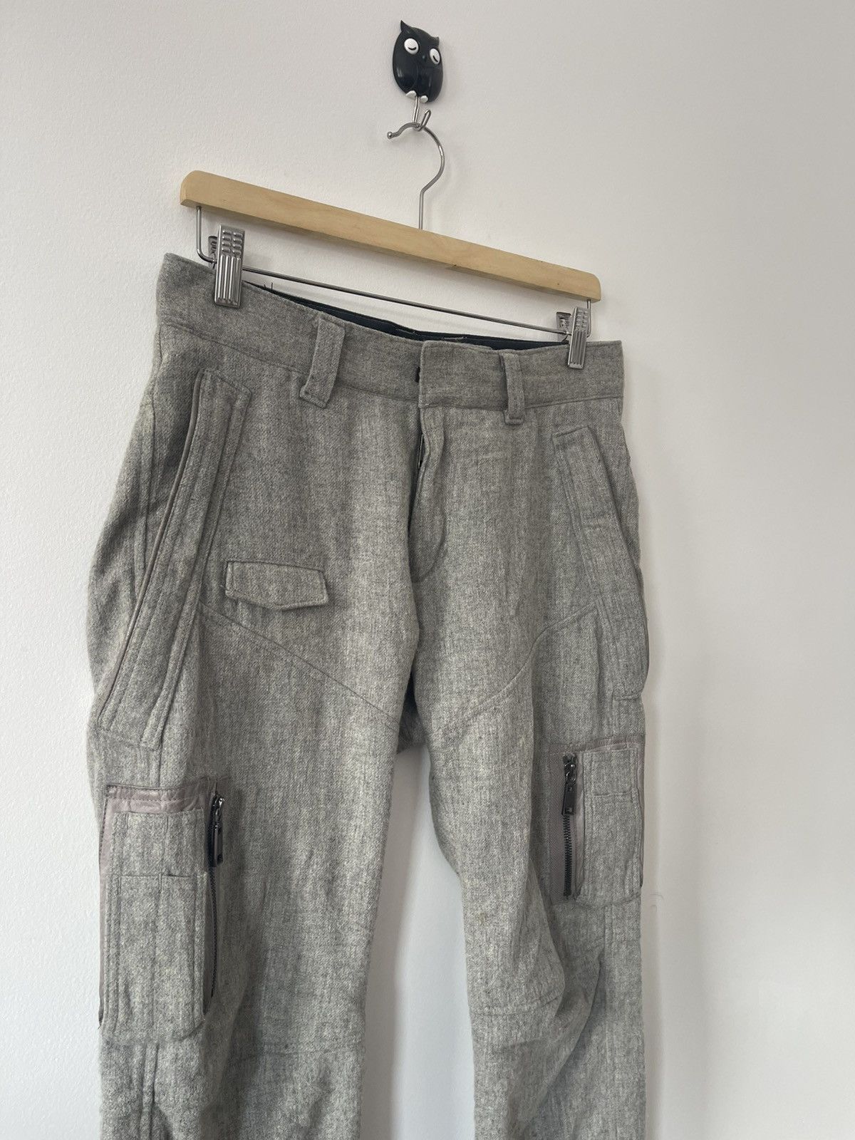 02DERIV. Rare Vintage 02DERIV. Wool Tactical Cargo Style Pant Size US 31 - 4 Thumbnail