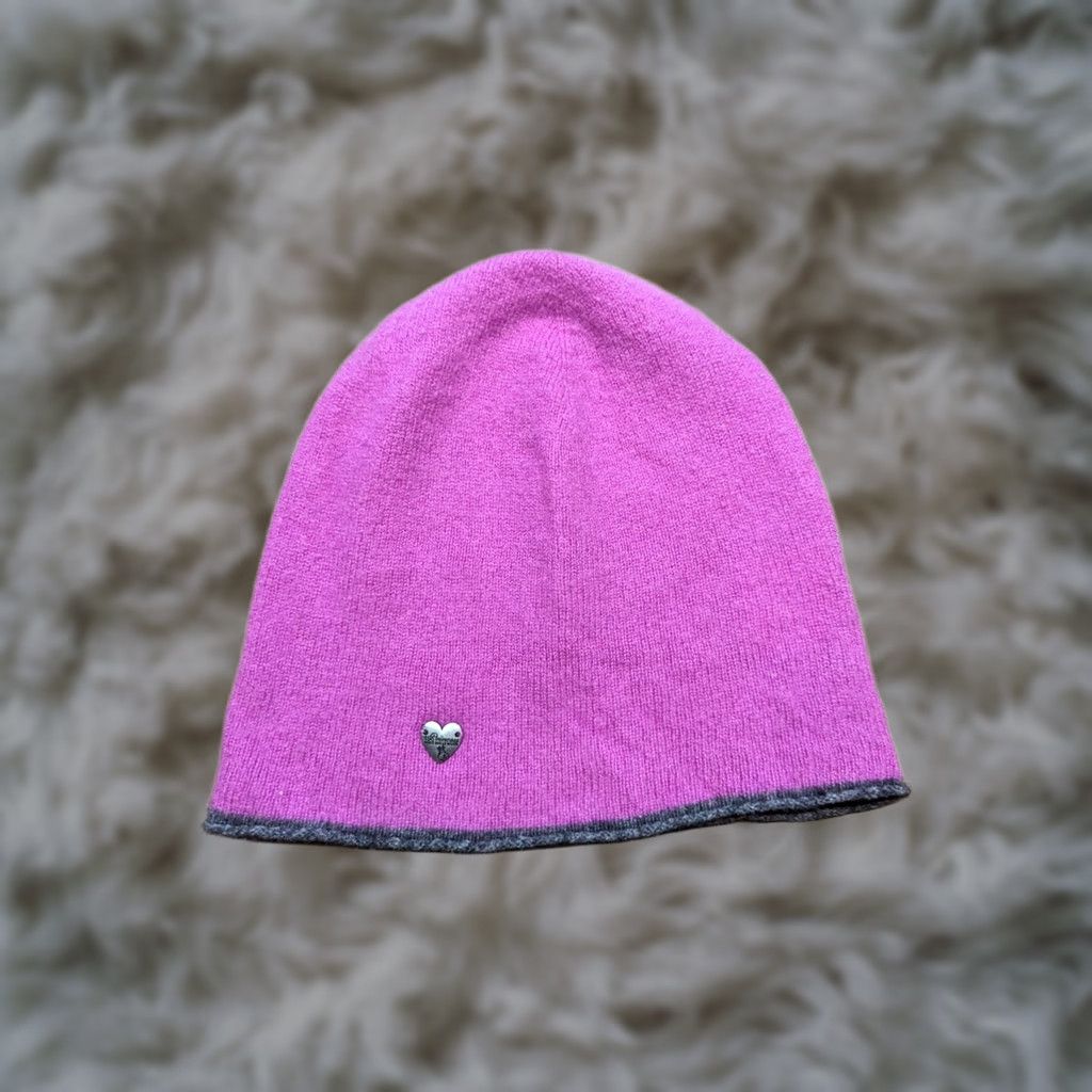 Pinko Princess Goes Hollywood Beanie Hat Wool / Cashmere Pink Womens XS-S Ladies Beanie Hat Womens Winter Hat Beanie Size ONE SIZE - 1 Thumbnail
