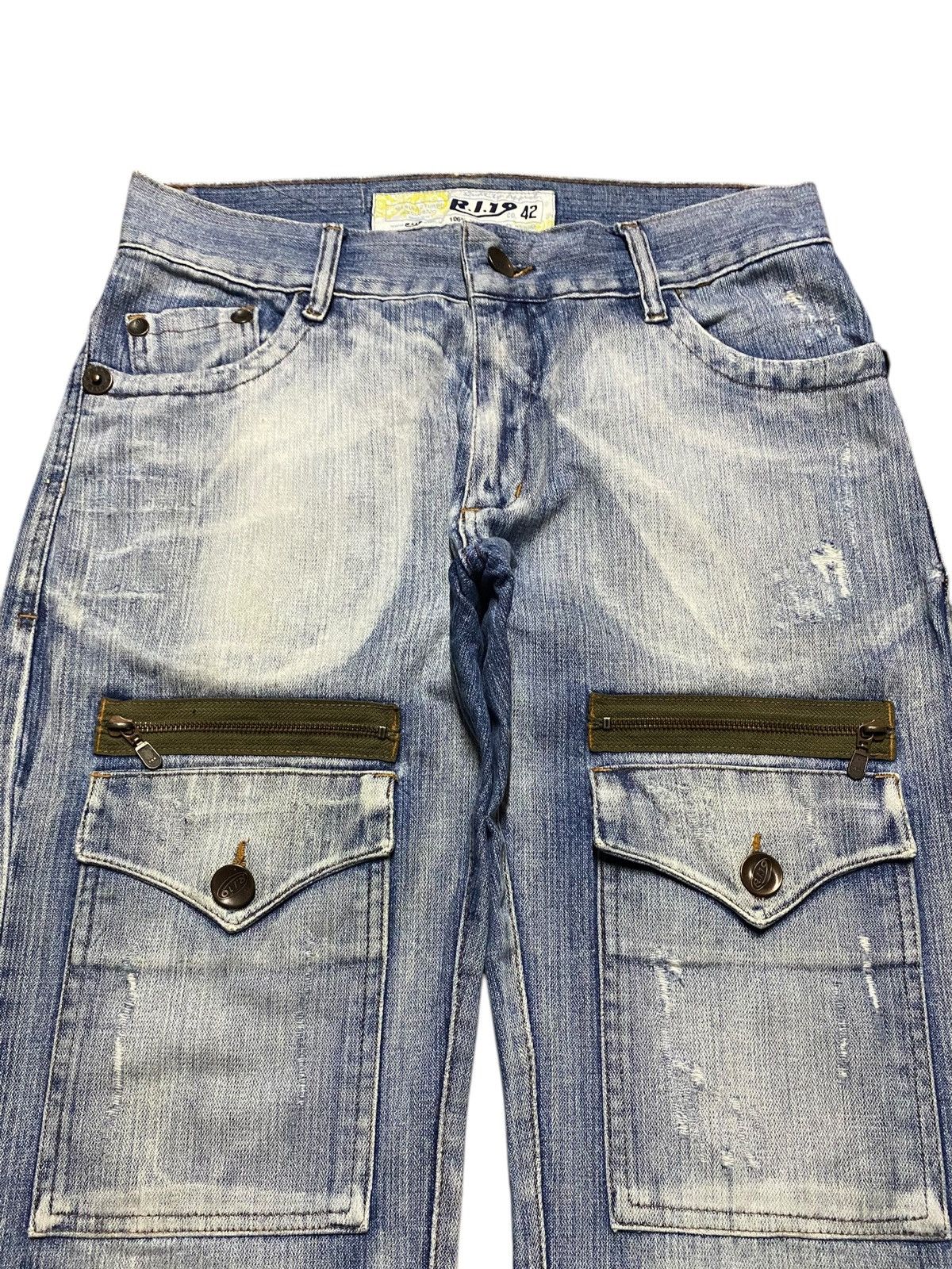 Japanese Brand Vintage Japanese Brand Faded Wash Front Pocket Distressed Size US 34 / EU 50 - 3 Thumbnail