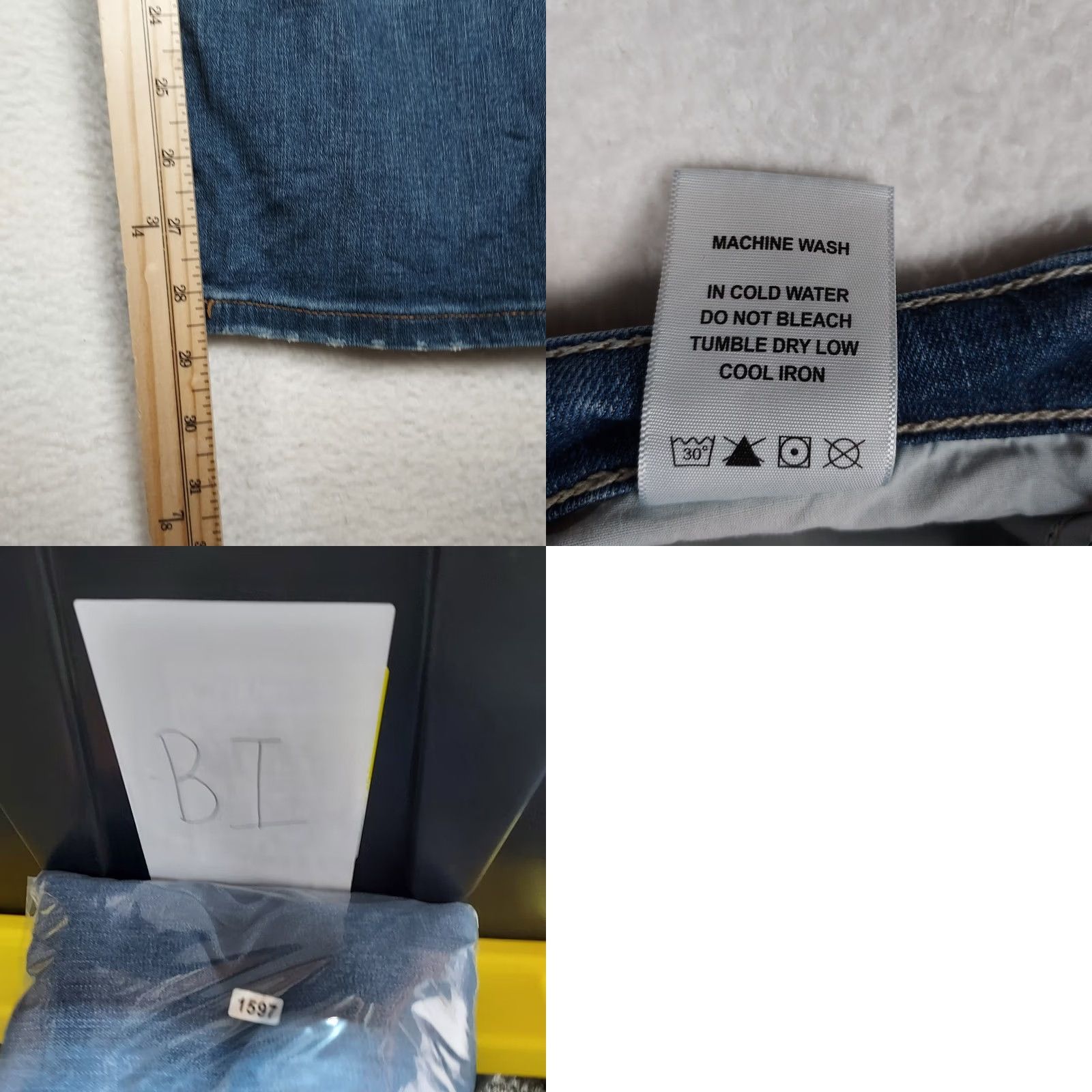 Vintage Judy Blue Women’s Straight Fit Jeans Size 28 Medium Wash Stretch Denim 5-Pocket Zip Regular Rise Mid Blue Womens Jeans Size 28" / US 6 / IT 42 - 9 Thumbnail