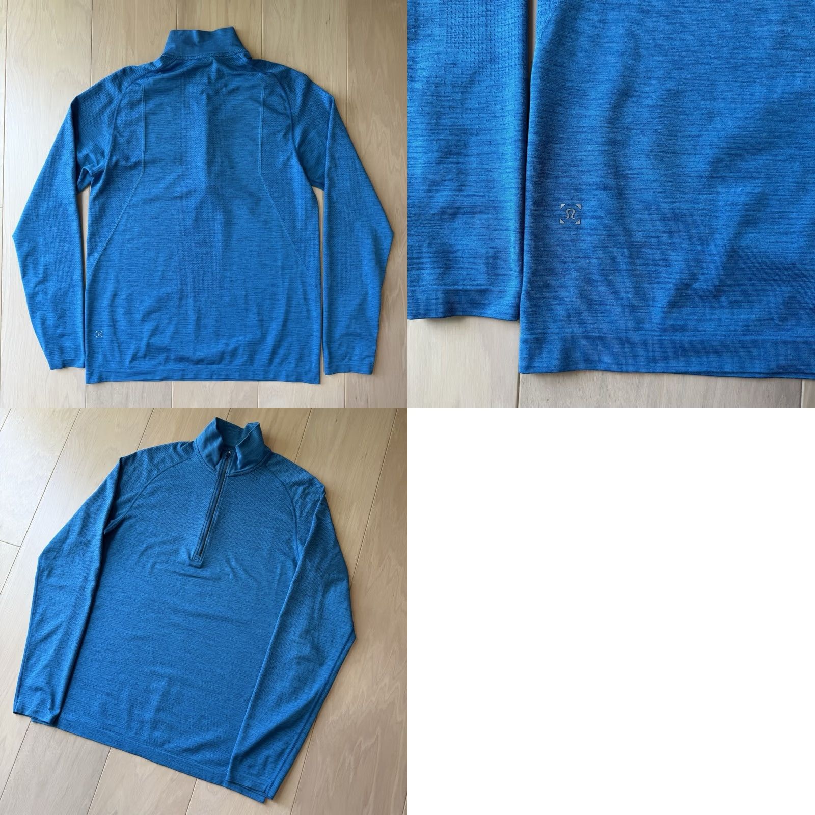 Lululemon Lululemon Metal Vent Tech 1/2 Zip Pullover Blue Workout Athleisure Utility M Size US M / EU 48-50 / 2 - 8 Thumbnail